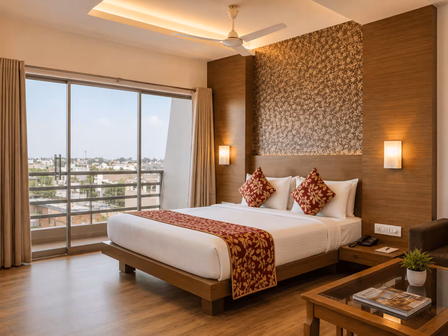 Landmark, Rewa Hotel Room Category Deluxe Room With Balcony