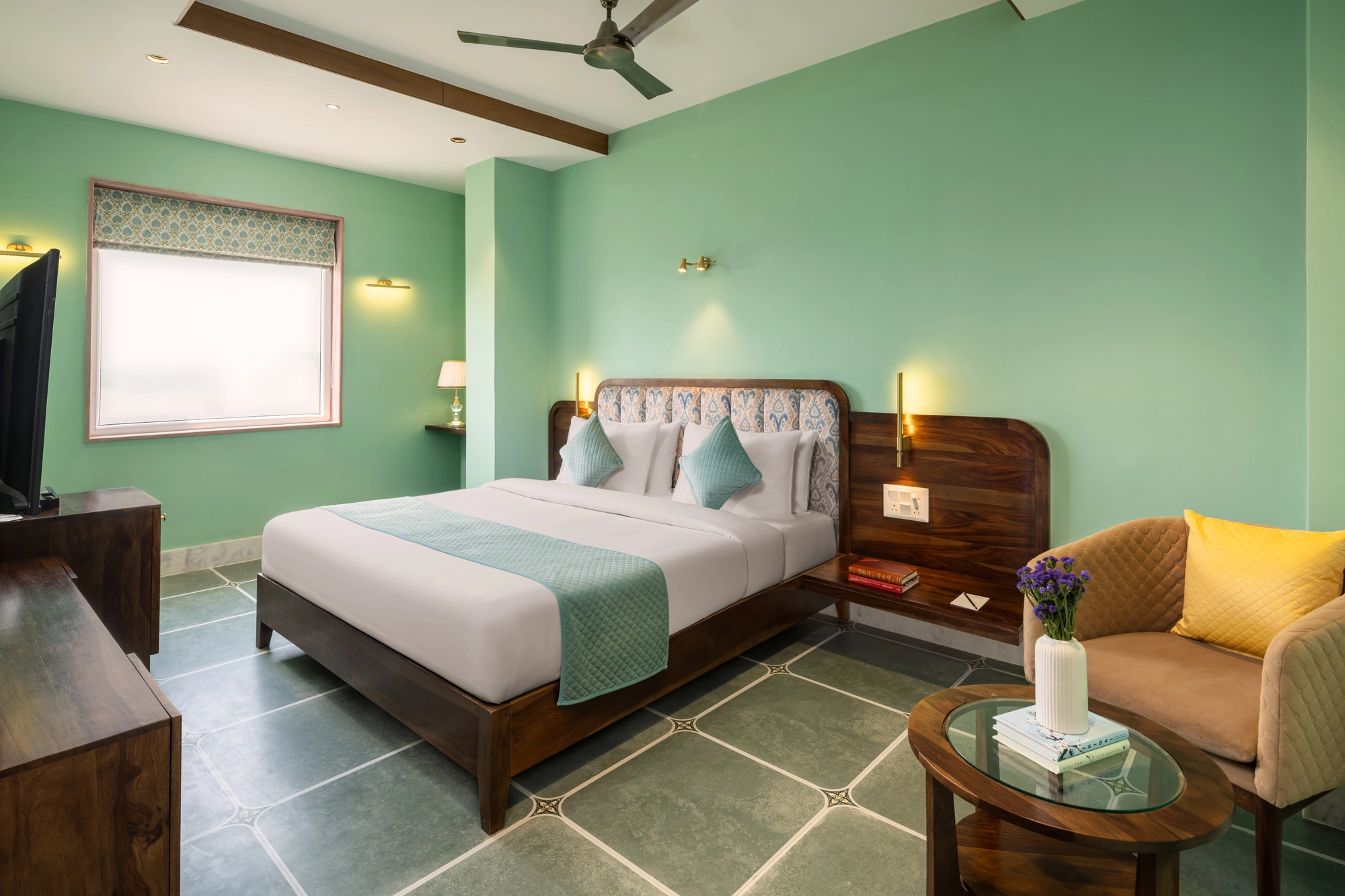 Raasvān, Vrindavan Hotel Room Category Designer Premium Room